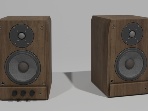 Two speaker 3D Model