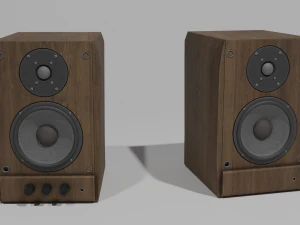 Dois alto-falantes Modelo 3D