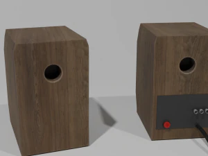 Two speaker 3D Model
