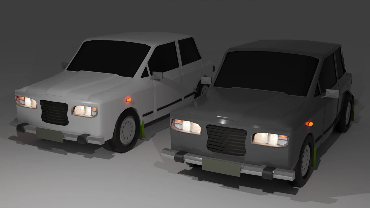 VOITURE FAIBLE POLY Modèle 3D .c4d .max .obj .3ds .fbx .stl .blend 