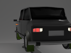 LOW POLY CAR 3D Модель