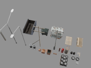 BUILD TRASH big pack 3D Model