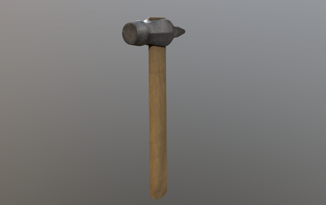 Hammer Modelo 3D .c4d .max .obj .3ds .fbx .stl .blend 
