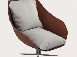 Swivel Armchair 3D 模型