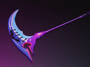 Anime Scythe Version 1 3D Model