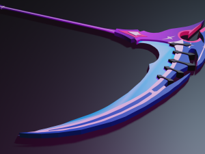 Anime Scythe Version 1 3D Модель