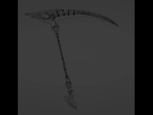 Anime Scythe Version 1 3D Model