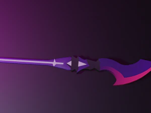 Anime Scythe Version 1 3D Model