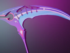 Anime Scythe Version 1 3D Model