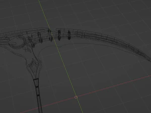 Anime Scythe Version 1 3D Model