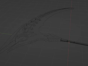 Anime Scythe Version 1 3D Model