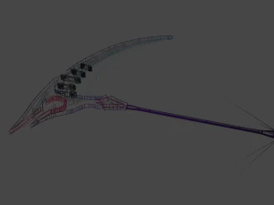Anime Scythe Version 1 3D Model