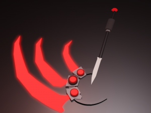 Anime Scythe Version 2 3D Model