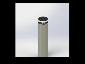 СТЕКЛЯННАЯ ШПИЛЬКА 3D Модель