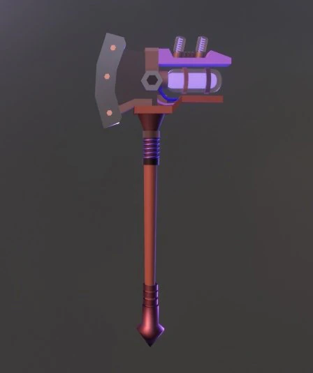 도끼 3D 모델 .c4d .max .obj .3ds .fbx .stl .blend 