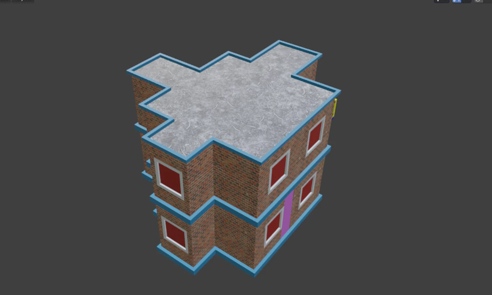 Building 3D Model .c4d .max .obj .3ds .fbx .stl .blend