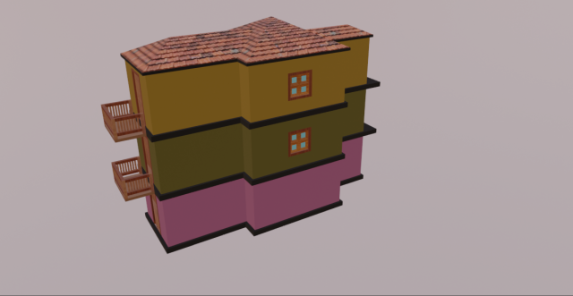Building Modèle 3D .c4d .max .obj .3ds .fbx .stl .blend 