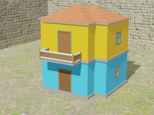 Stylish Building 3D 모델