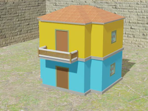 Stylish Building 3D Model