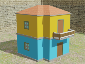 Stylish Building Modèle 3D
