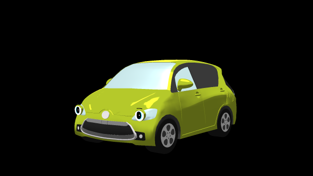 Aqua Car 3D Model .c4d .max .obj .3ds .fbx .stl .blend 