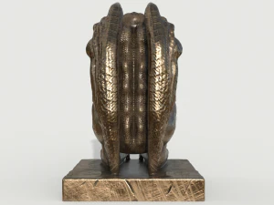 Bronze figurine of Cthulhu 3D Model