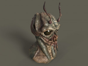 Alien insectoid 3D Model