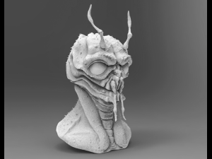 Alien insectoid 3D Model