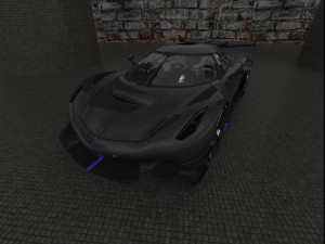 Keonigsegg-Jesko black 3D Model
