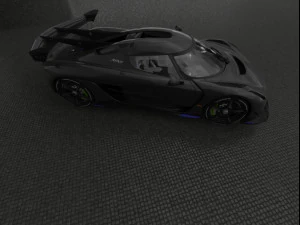 Keonigsegg-Jesko black 3D Model
