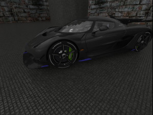 Keonigsegg-Jesko black 3Dモデル