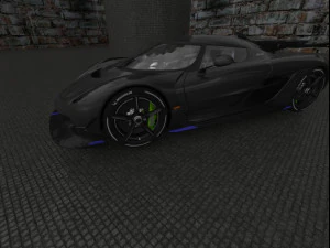 Keonigsegg-Jesko black 3D Model