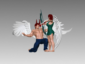 Angels Model Cetak 3D