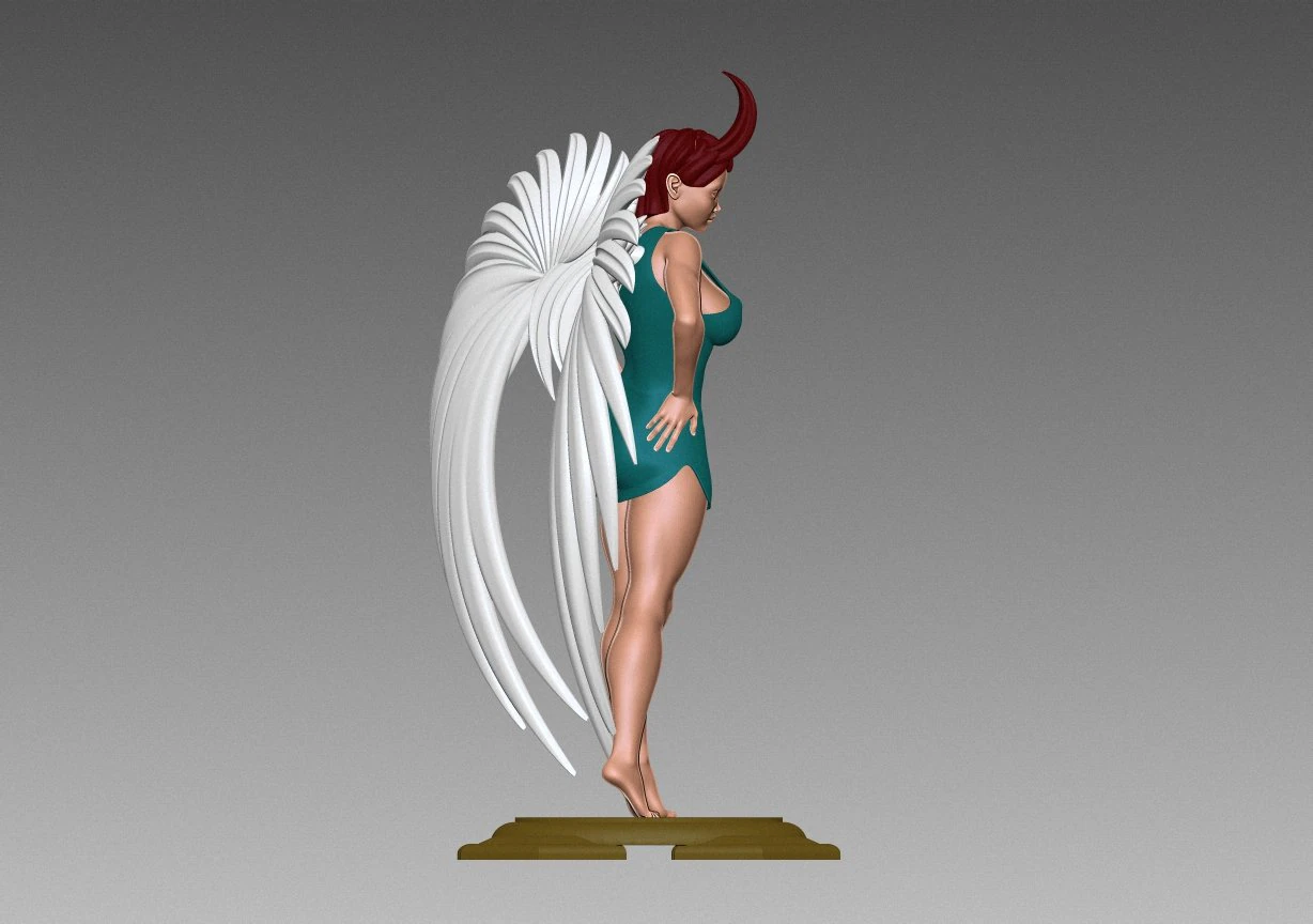 Angel 3D Print Model .c4d .max .obj .3ds .fbx .stl .blend