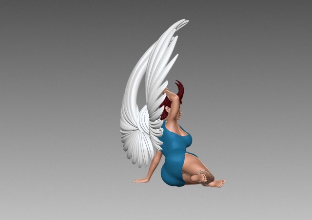 Angel Modèles 3D en vedette .c4d .max .obj .3ds .fbx .stl .blend 
