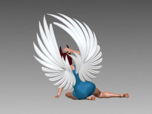 Angel 3D Print Model