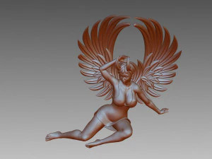 Angel 3D Print Model