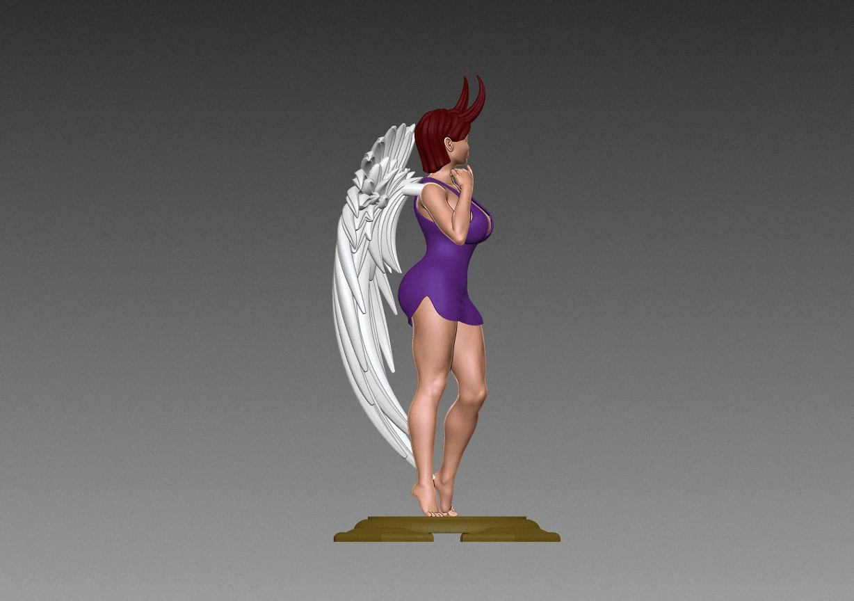 Angel 3D Print Model .c4d .max .obj .3ds .fbx .stl .blend 