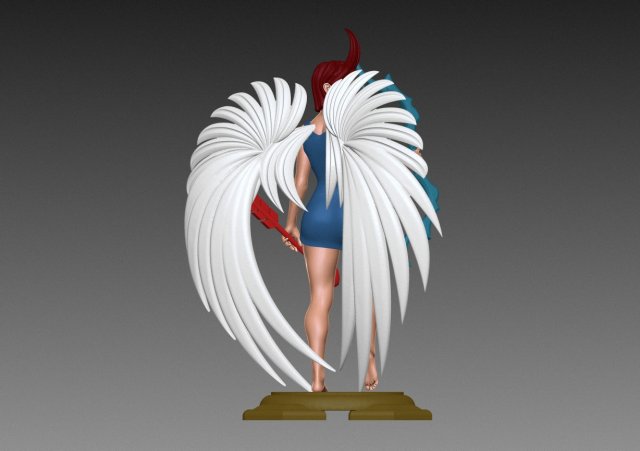 Angel Modello di stampa 3D .c4d .max .obj .3ds .fbx .stl .blend 