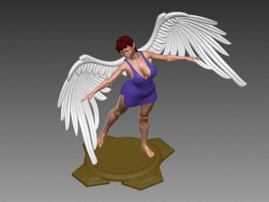 Angel 3D 打印模型