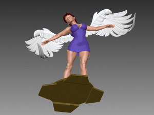 Angel 3D 打印模型