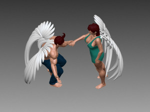 Angels 3D 프린트 모델