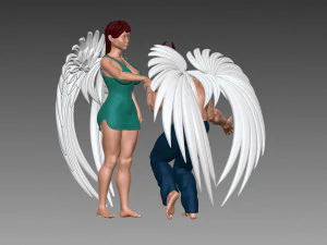 Angels 3D Print Model