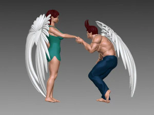 Angels 3D Print Model