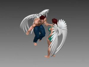 Angels 3D Print Model