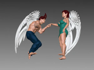 Angels 3D Print Model