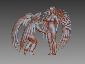Angels 3D Print Model