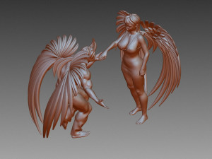 Angels 3D 打印模型