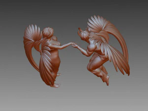 Angels 3D Print Model