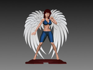 Angel 3D Print Model